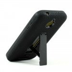 Wholesale HTC Desire 510 Armor Hybrid Case with Stand (Black)